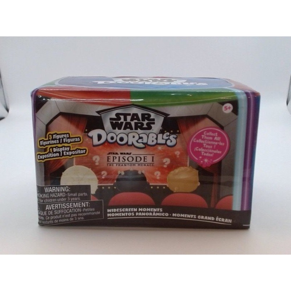 isney Star Wars The Phantom Menace Widescreen Moments 3-Pack (3 Figures), BNIB